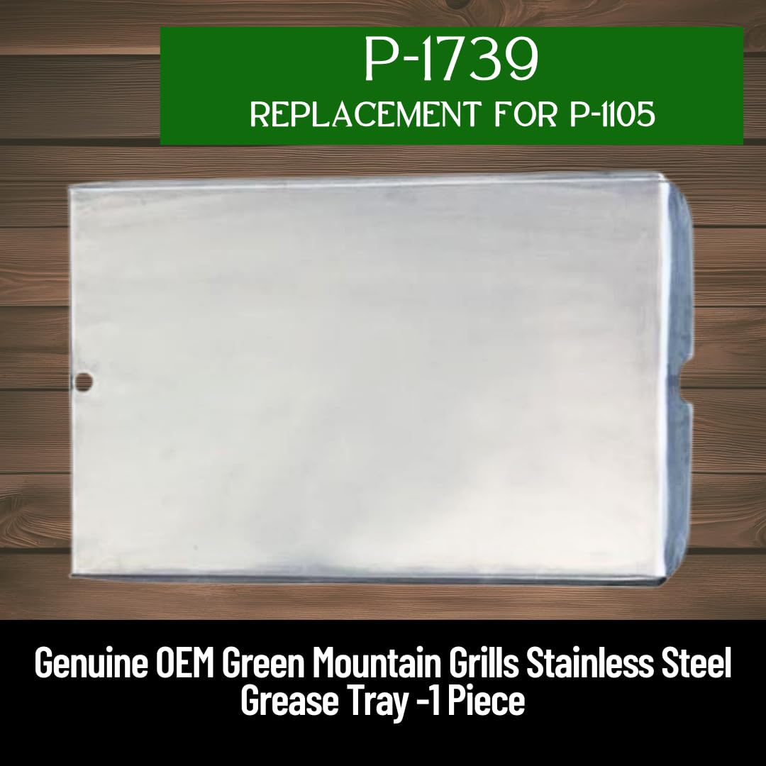 Pellethead GMG grease tray installed at angle above heat shield preventing flare-ups