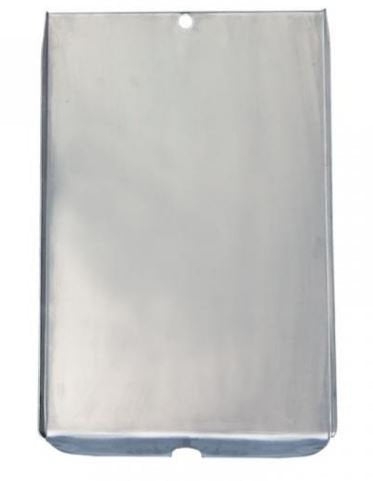Pellethead GMG stainless-steel grease tray front view showing smooth surface and OEM fit