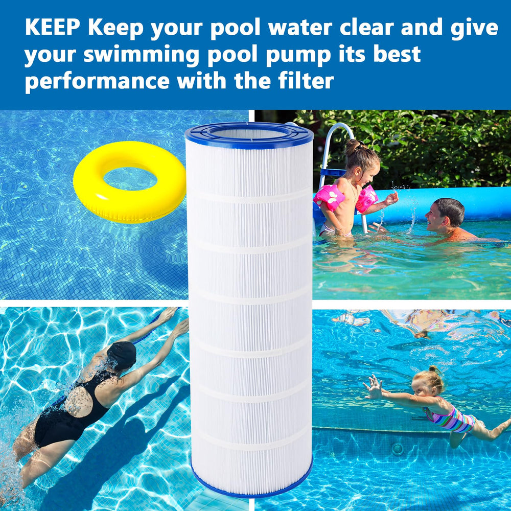 PELLUCID near backyard pool illustrating clearer water benefit