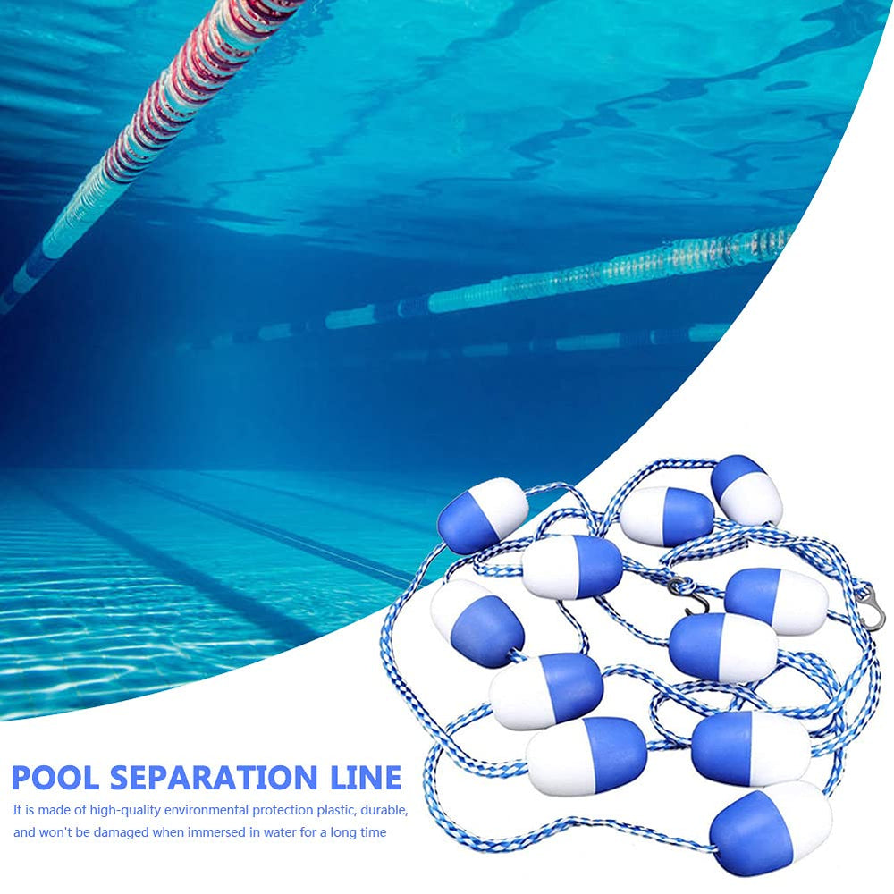 Peminkoo floating divider in swim class showing organized lanes and safety benefit