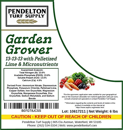 Pendelton Turf Supply close-up of pellet texture highlighting easy spreading and quick watering-in