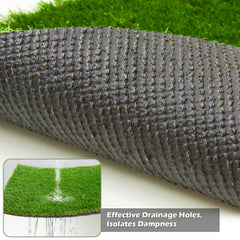 PENFHF turf installed on patio creating low-maintenance green space