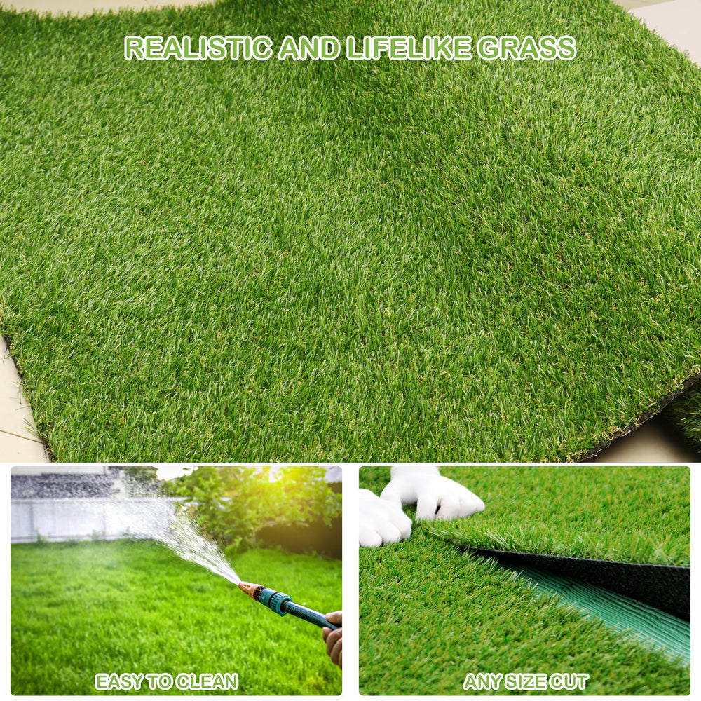 PENFHF turf beside ruler and shoe showing 0.8" pile height and correct scale