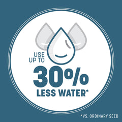 Pennington seed scattered on prepared soil for even coverage advantage