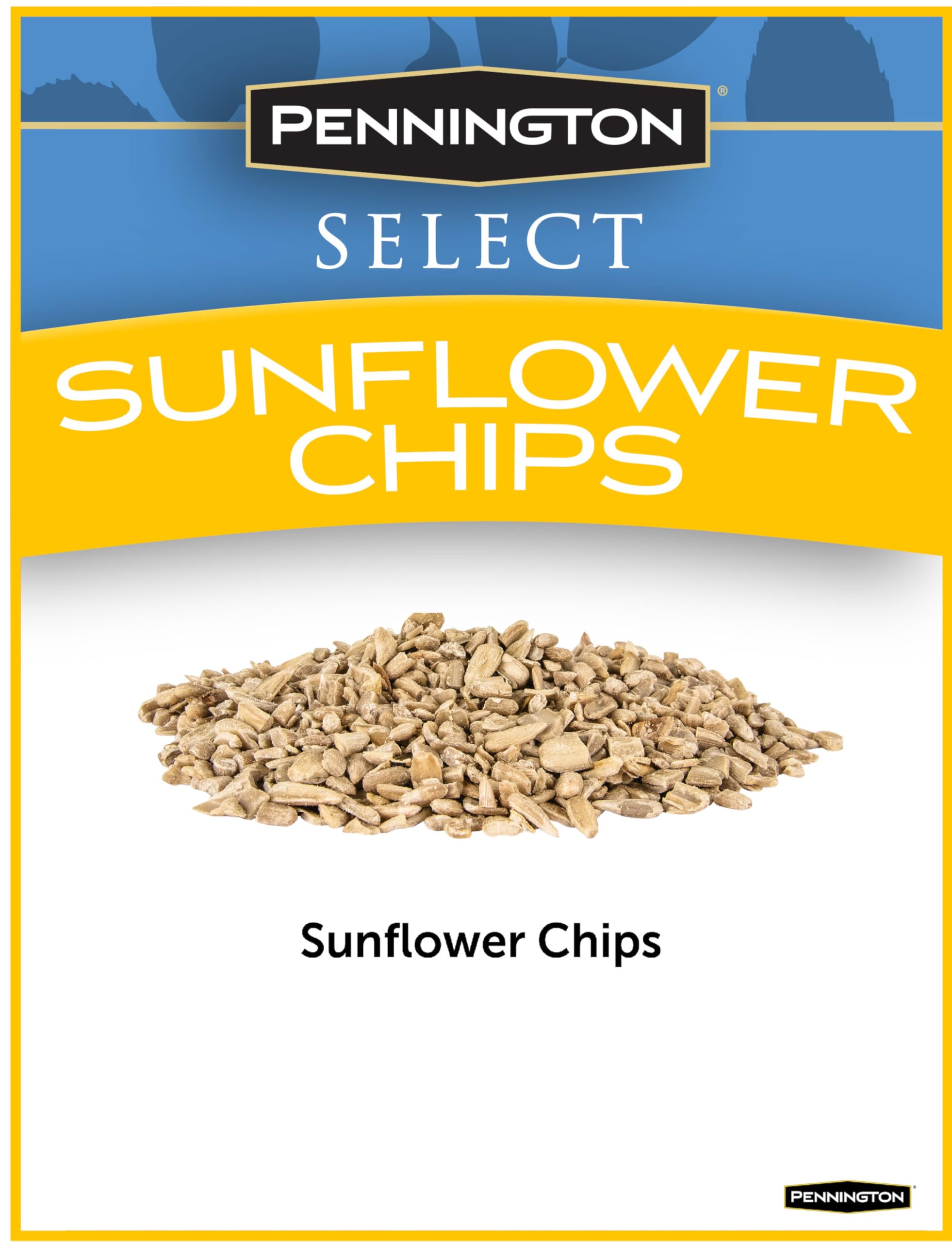 Close-up of Pennington sunflower hearts texture showing high-energy seed meat