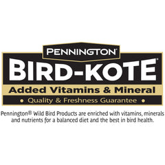 Pennington sunflower chips poured into tray feeder demonstrating easy filling