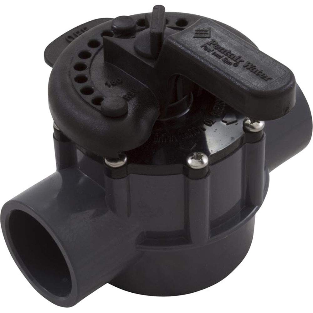 Pentair 263038 front view showing compact PVC body and ports, durable routing benefit