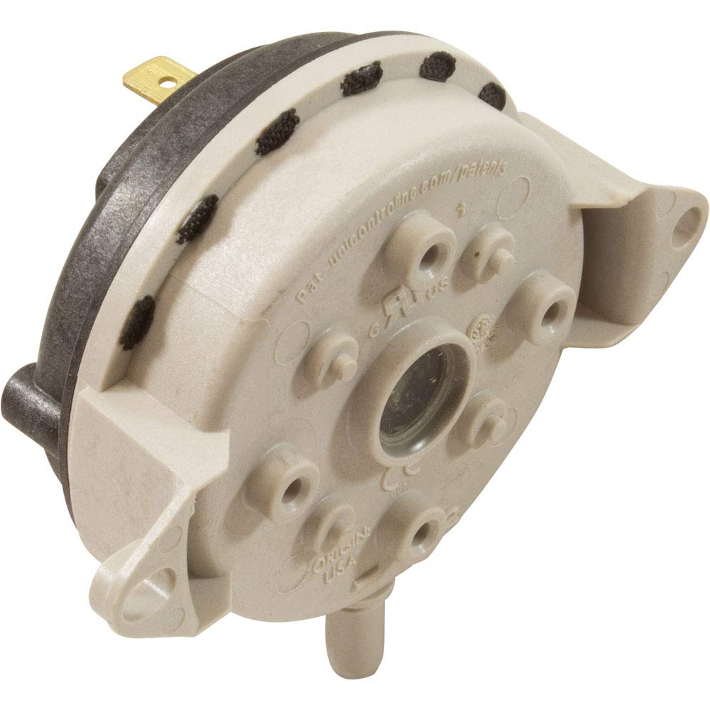 Pentair air flow switch mounting detail demonstrating screw holes and fitment advantage