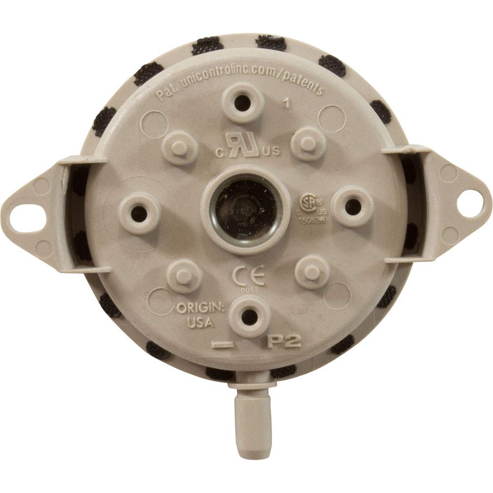 Pentair air flow switch side profile highlighting actuator for dependable airflow sensing