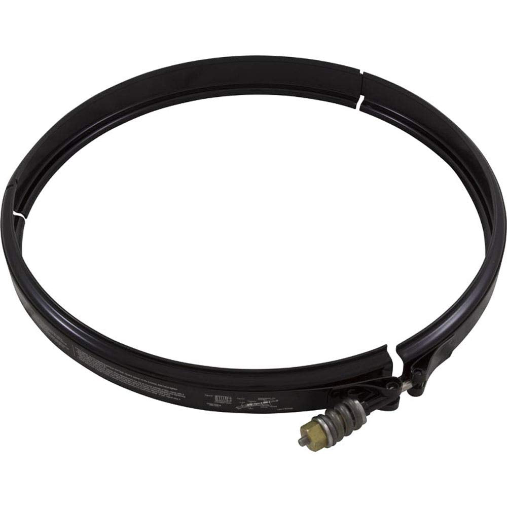 Pentair clamp ring front view showing clamp and band for secure filter sealing