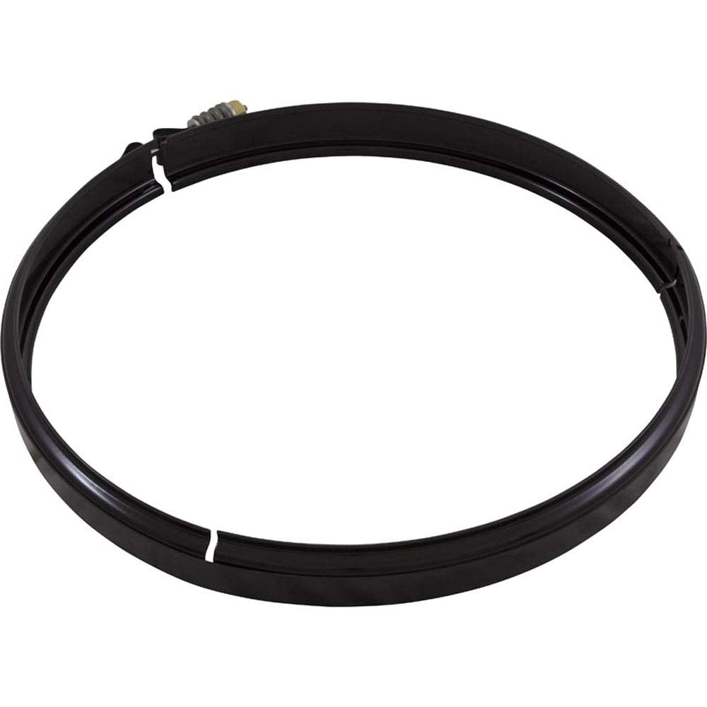 Pentair clamp ring installation closeup showing tensioning hardware for easy replacement