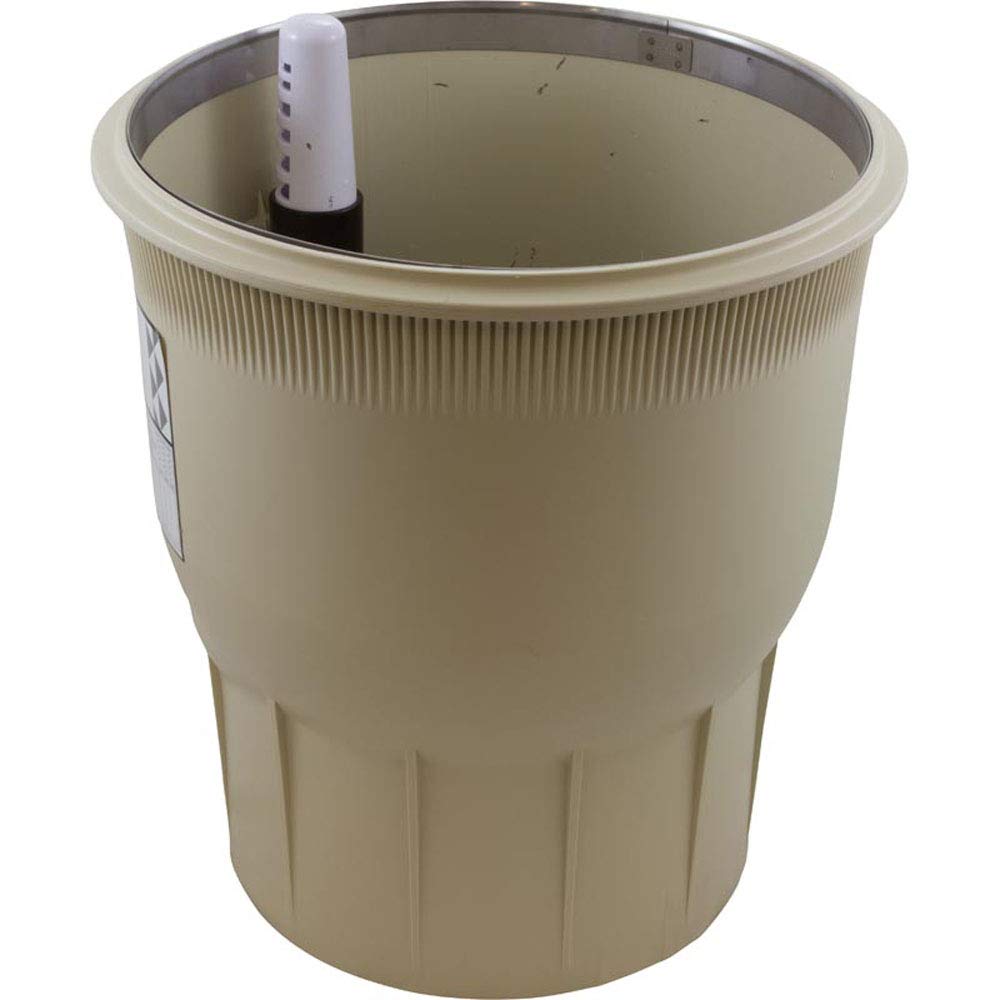 Pentair almond tank body close-up texture highlighting impact-resistant polymer