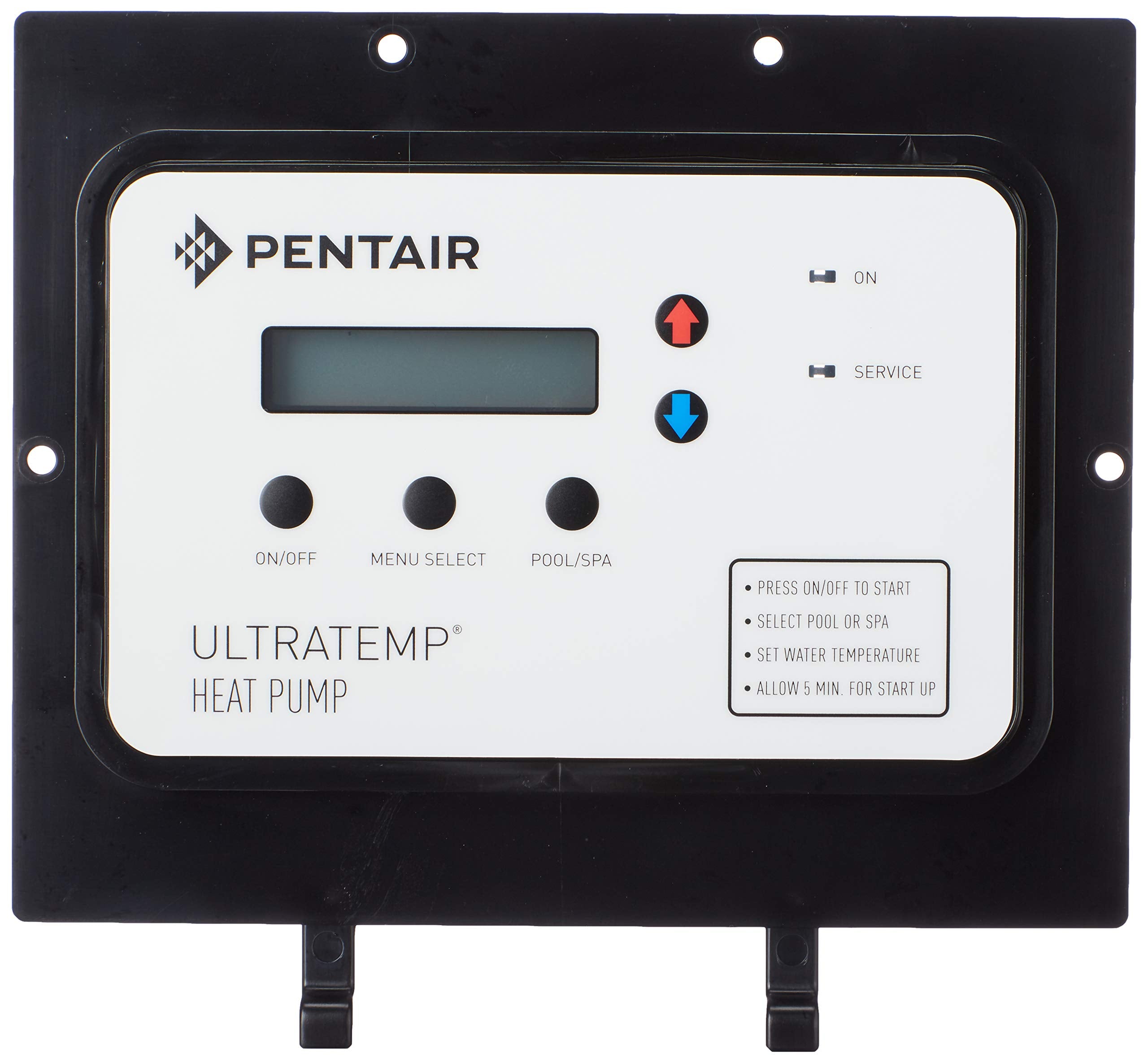 Pentair control board front view showing OEM label and clean mount, ensuring correct replacement