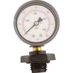 Pentair close-up of 0–60 psi dial for accurate pressure checks