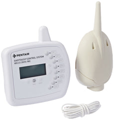 Pentair EasyTouch front panel and remote showing controls and quick access