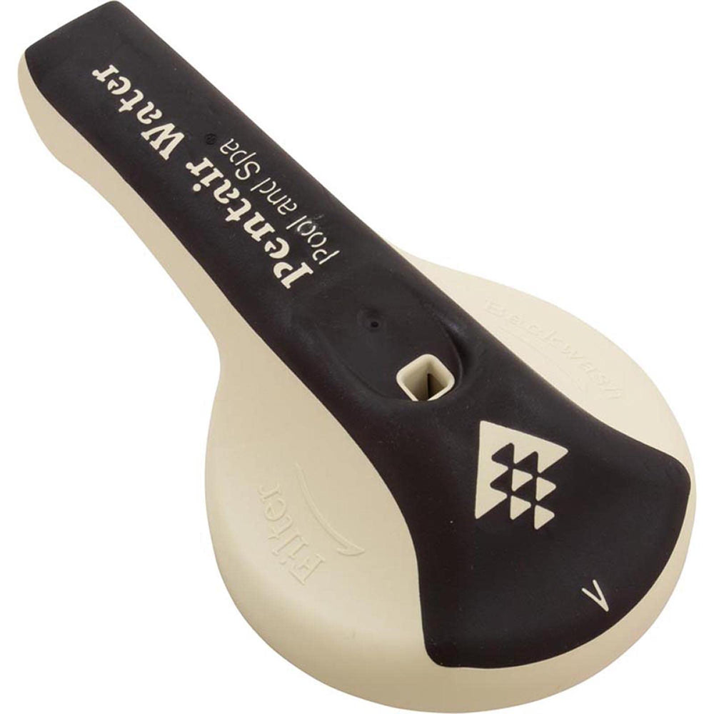 Pentair handle close-up showing textured grip and corrosion-resistant finish for longevity