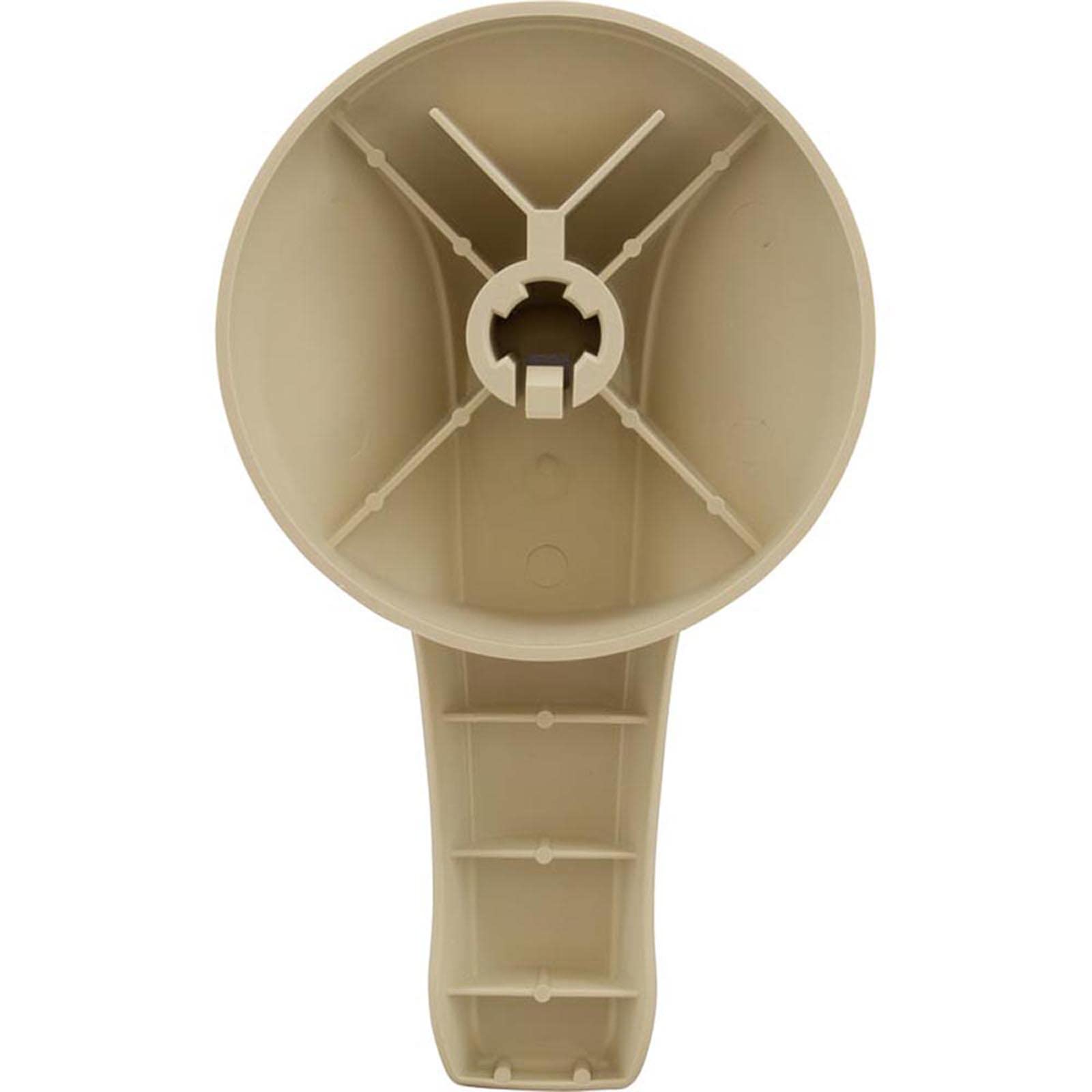 Pentair handle next to ruler scale showing compact size and straightforward installation