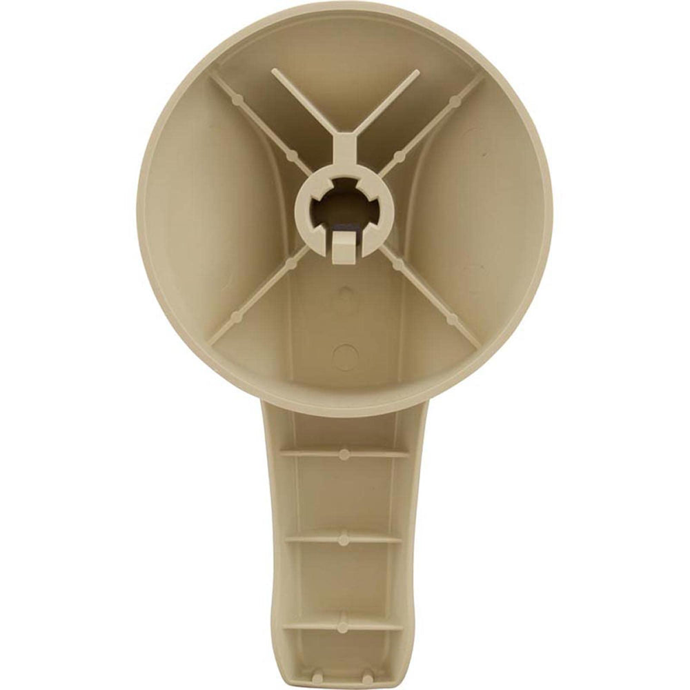 Pentair handle next to ruler scale showing compact size and straightforward installation