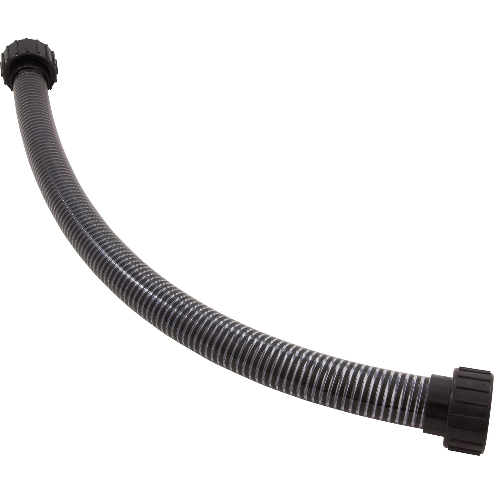 Close-up of Pentair hose attachment fitting with clear sealing detail and leak prevention