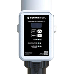 Pentair IC40 Plus cell plate close-up highlighting durable electrode surfaces and consistent output
