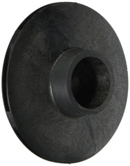 Pentair impeller beside ruler for scale, illustrating exact dimensions for correct fit