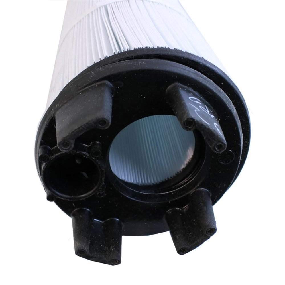 Pentair inner cartridge close-up highlighting pleated media and durable end cap for efficient debris capture