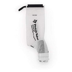 Pentair Kreepy Krauly debris bag attached to cleaner demonstrating installed use