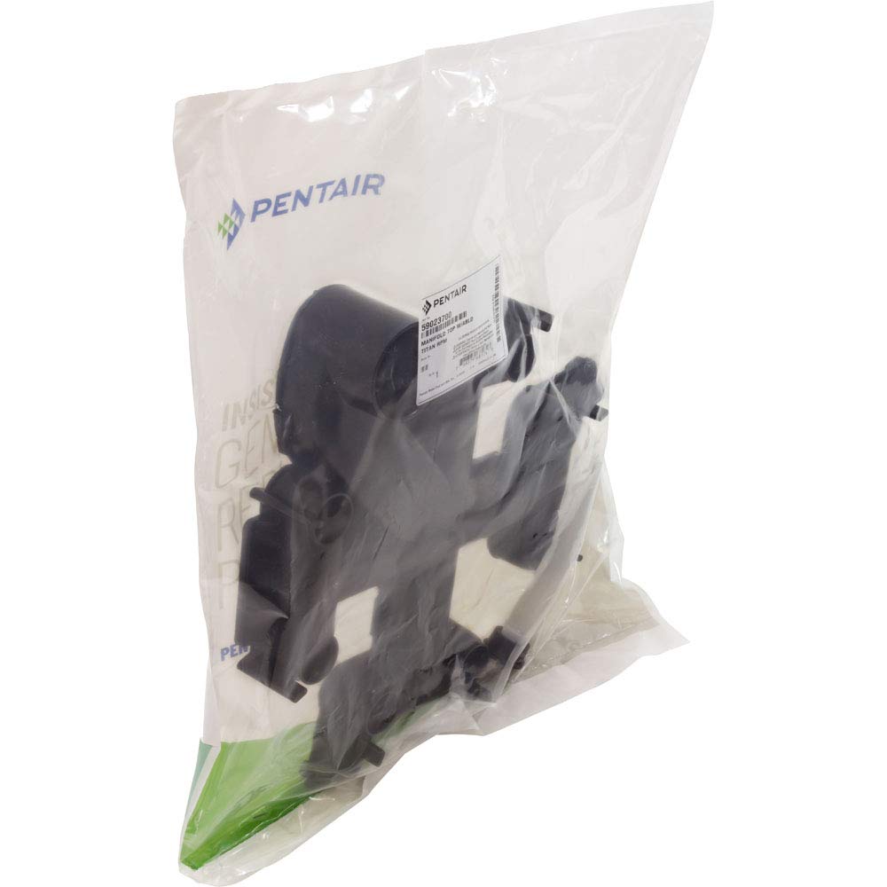 Pentair manifold top packaging label highlighting OEM part number and US origin