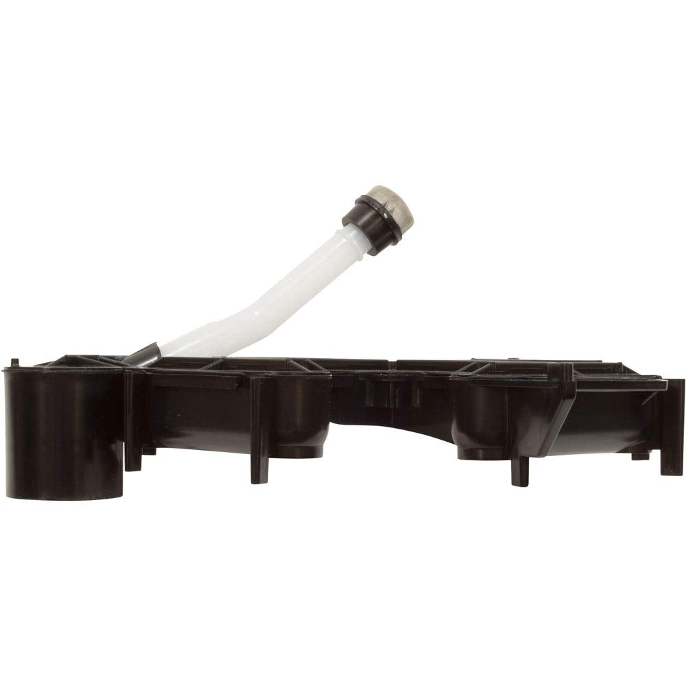 Pentair manifold top beside ruler to show 16-inch length and accurate sizing