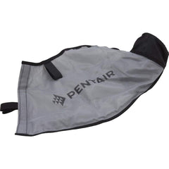 Pentair Racer debris bag front view showing full bag capturing leaves and debris