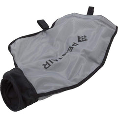 Pentair Racer debris bag close-up of hook-and-loop fastening for quick replacement