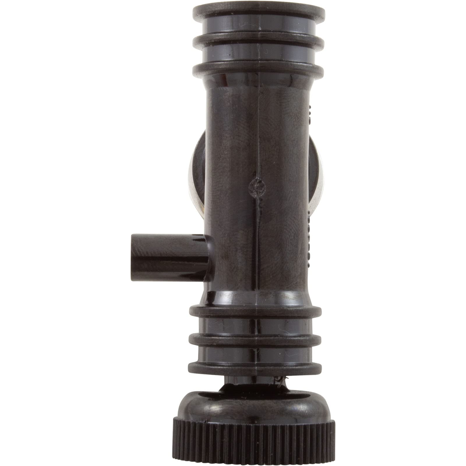 Pentair relief fitting positioned beneath valve lid for quick service access