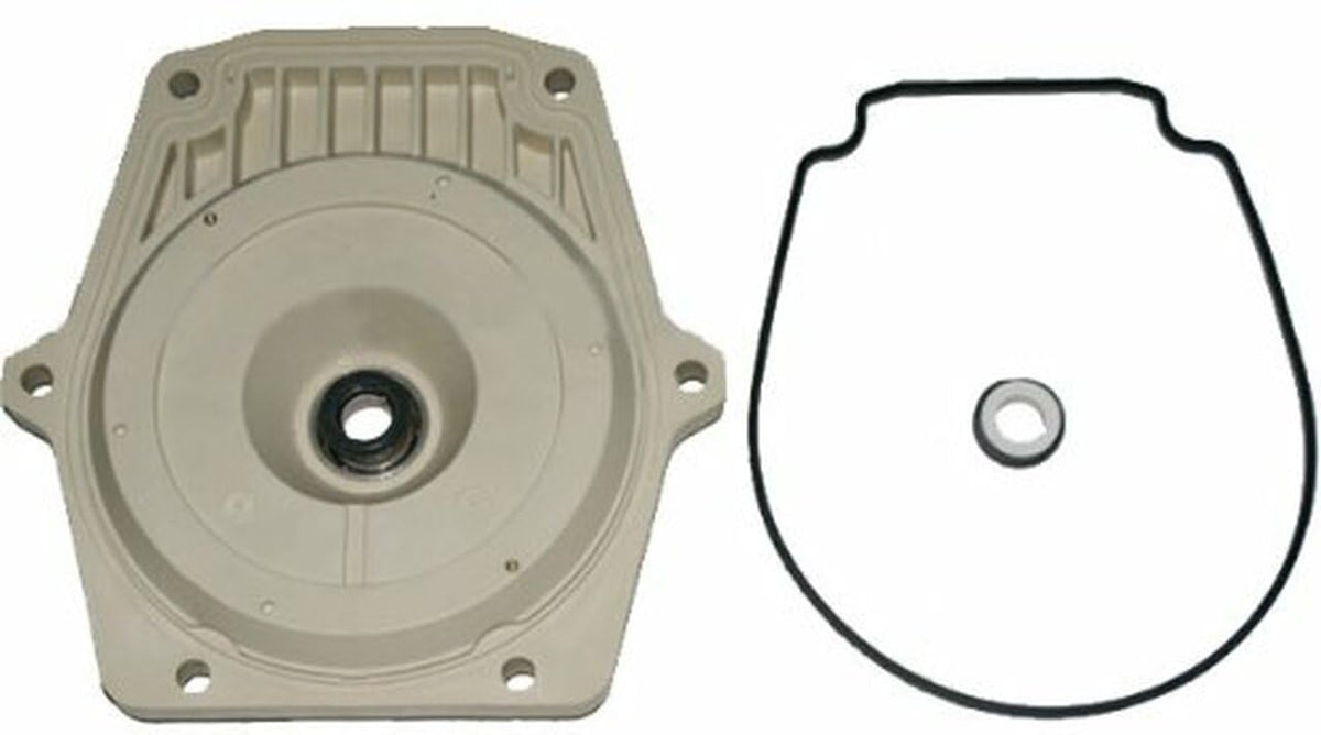 Pentair seal plate front view showing almond finish and mounting alignment for clean repairs