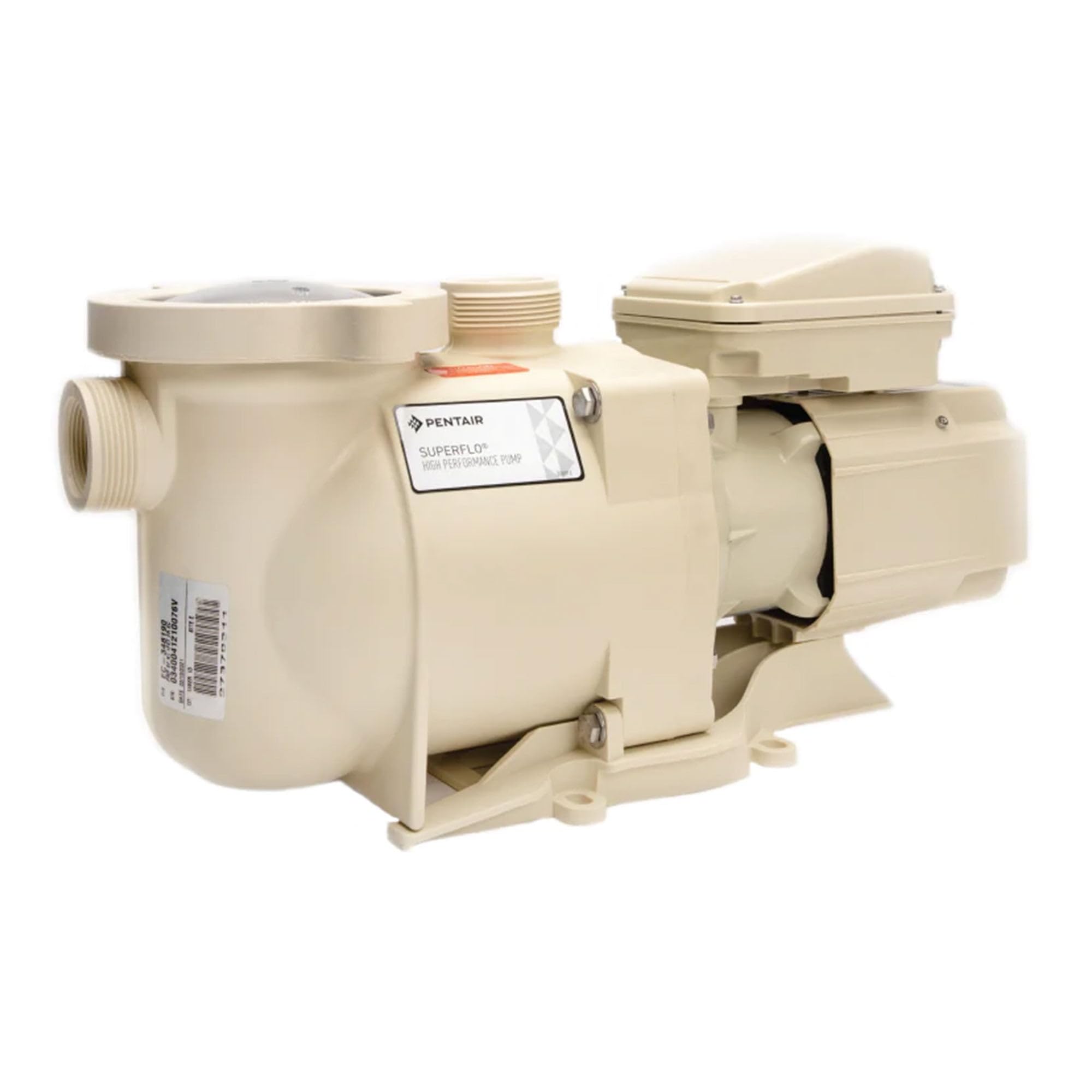 Pentair SuperFlo installed next to pool equipment showing reliable circulation benefit