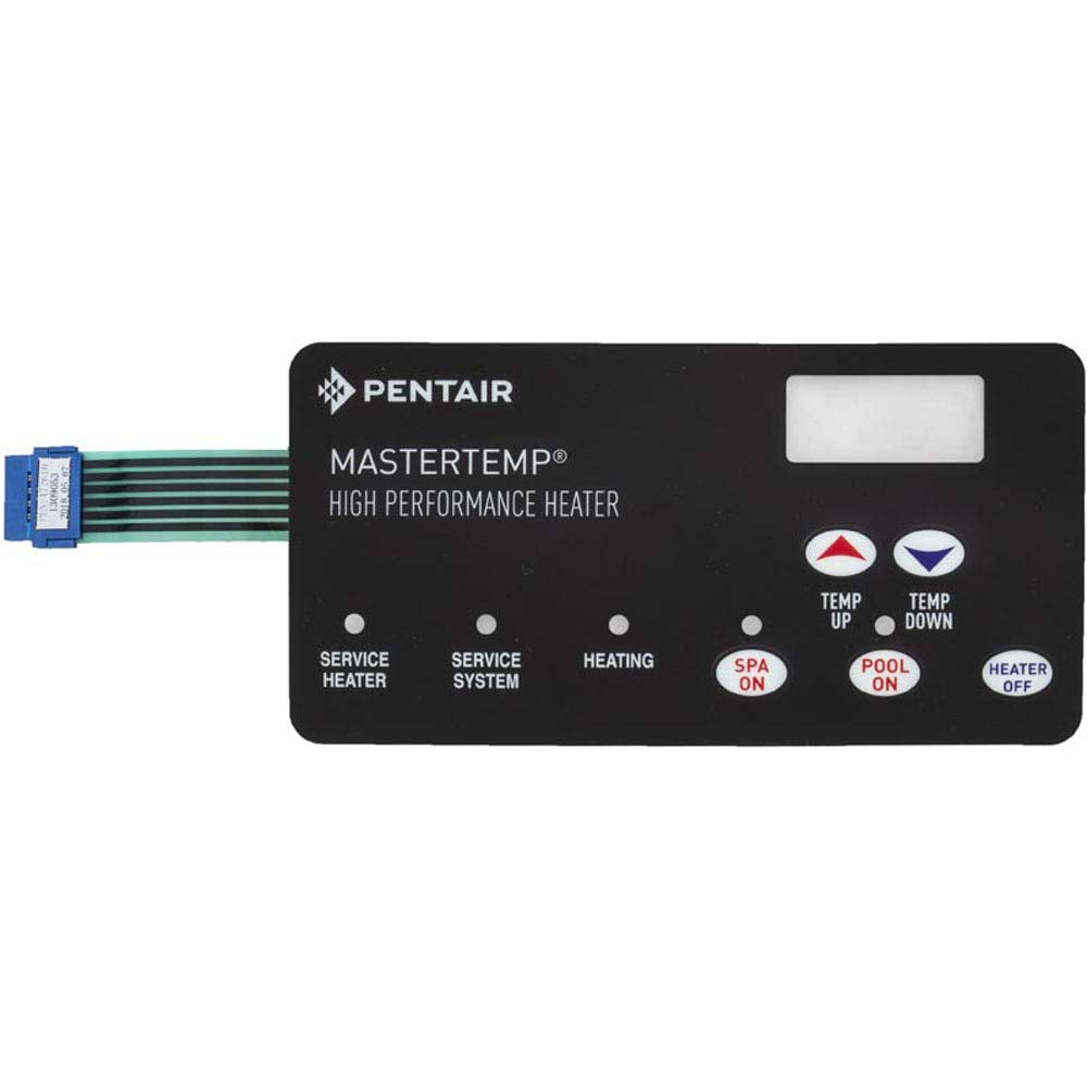 Pentair touchpad front view showing full keypad and restored controls benefit