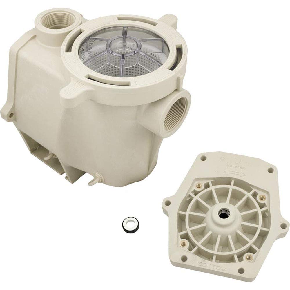 Pentair trap pump body front view showing flange and inlet for accurate replacement