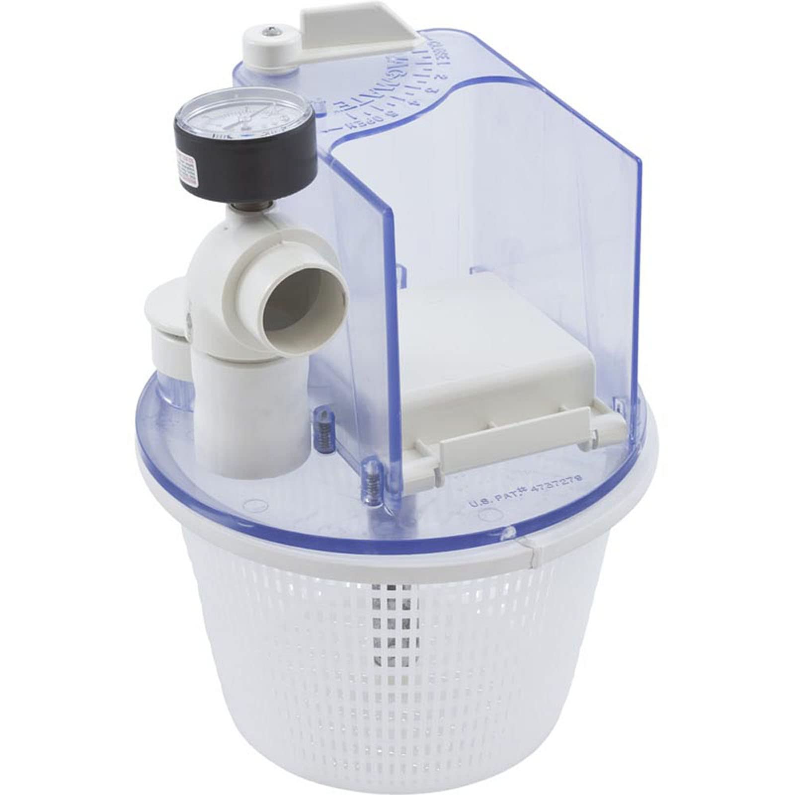 Pentair Vac-Mate front view showing attachment and quick installation benefit