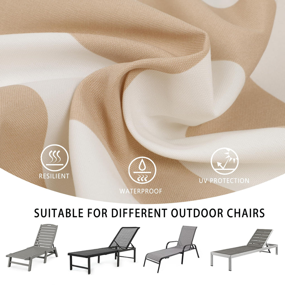 PERFECT GARDEN poolside chaise with cushions showing stylish outdoor relaxation