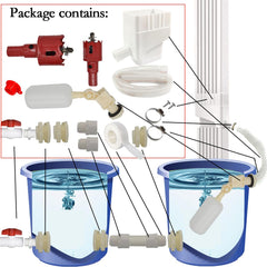 perfsign bulkhead fittings layout showing watertight connections and easy assembly