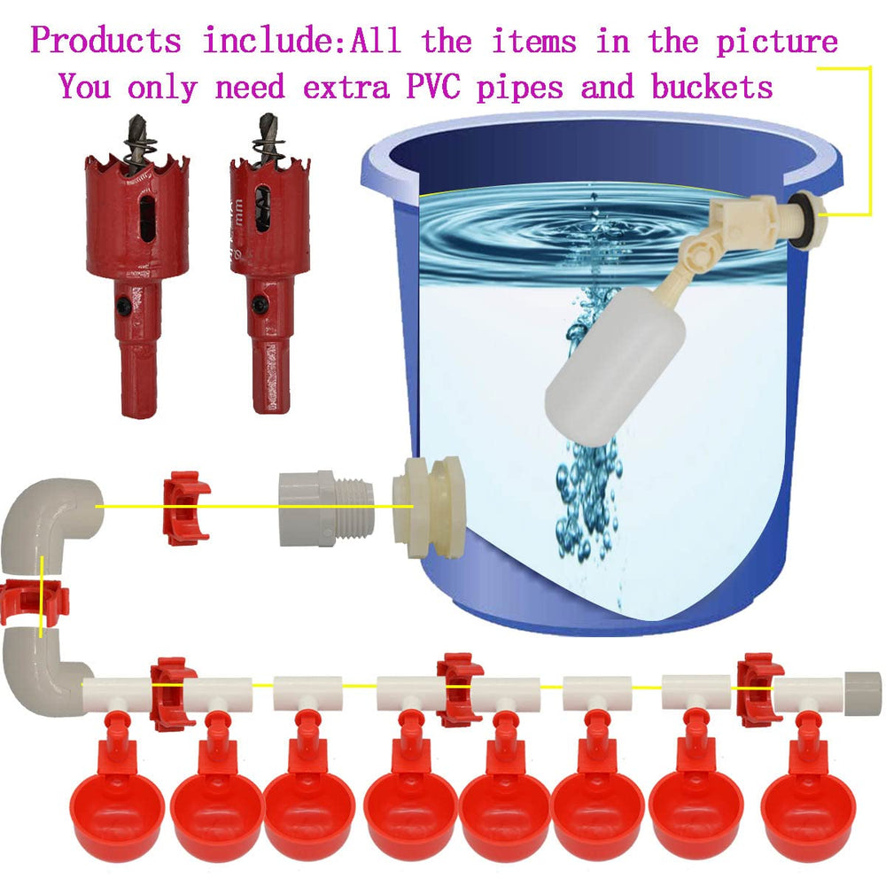 perfsign hole saws and adapters layout showing tools included for simple bucket conversion