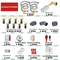perfsign hose connection to tap demonstrating quick, secure water hookup