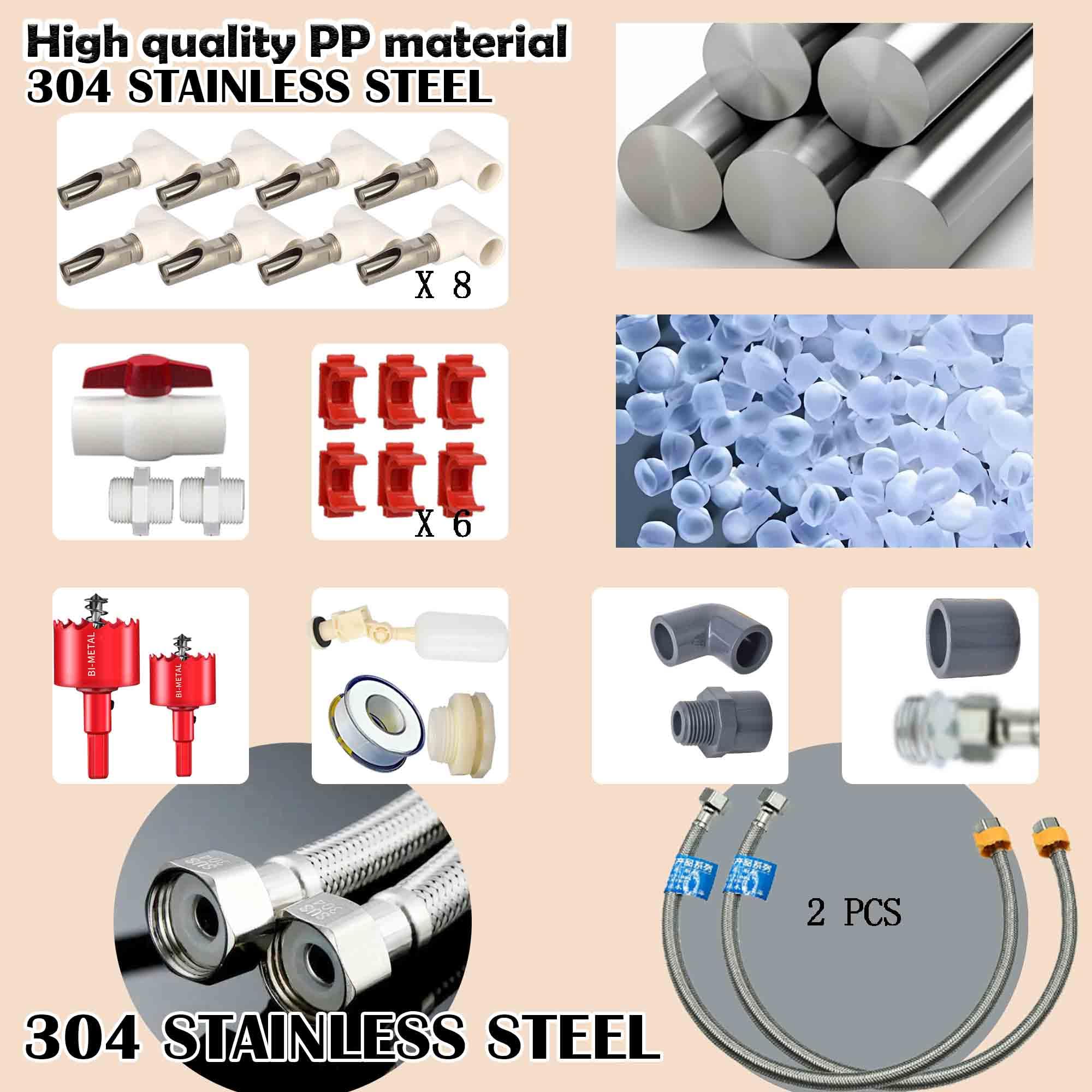perfsign scale comparison with pvc pipe showing part sizes for easy planning