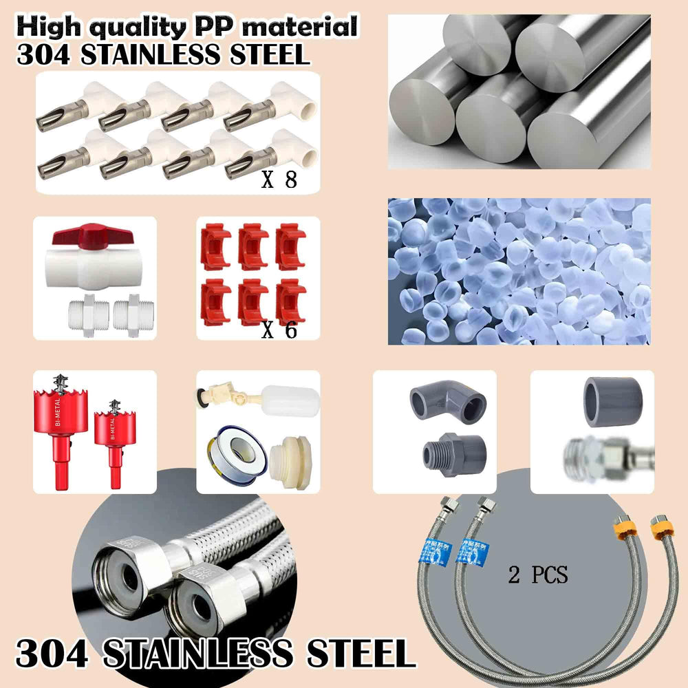 perfsign scale comparison with pvc pipe showing part sizes for easy planning