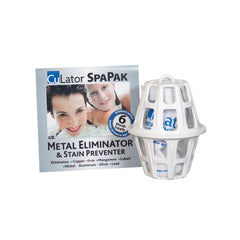 Periodic Products SpaPak flow‑through shell closeup showing steady circulation benefit