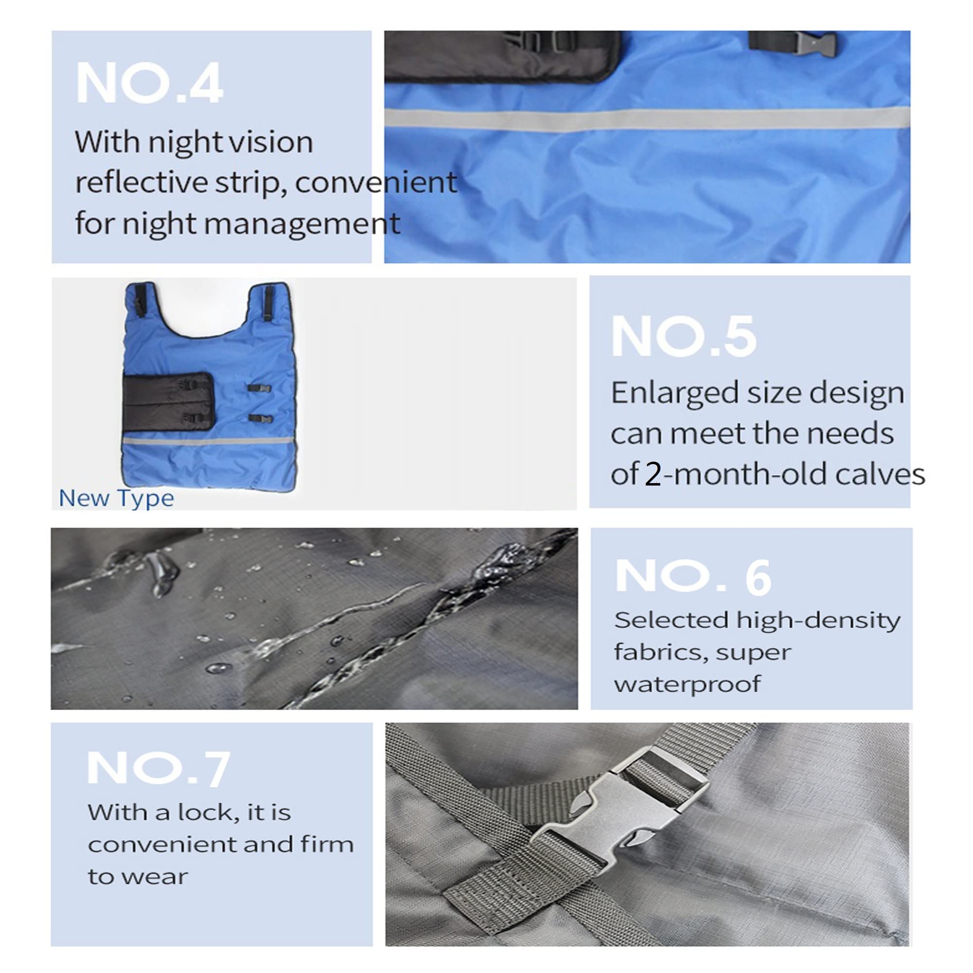 perixir calf wearing blanket outdoors providing windproof comfort