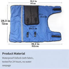 perixir Oxford fabric close-up demonstrating waterproof protection