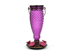 Perky-Pet wide-mouth glass bottle opening for quick, mess-free top filling
