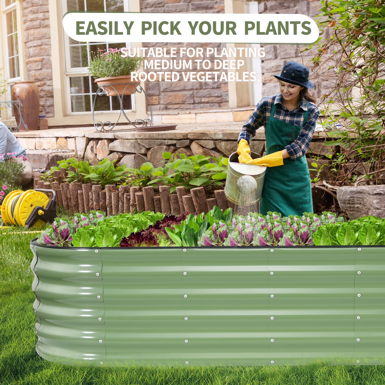 Permade included hardware and butterfly nuts for fast, tool-free assembly