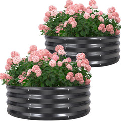 Permade front view assembled planter showing durable structure and easy setup
