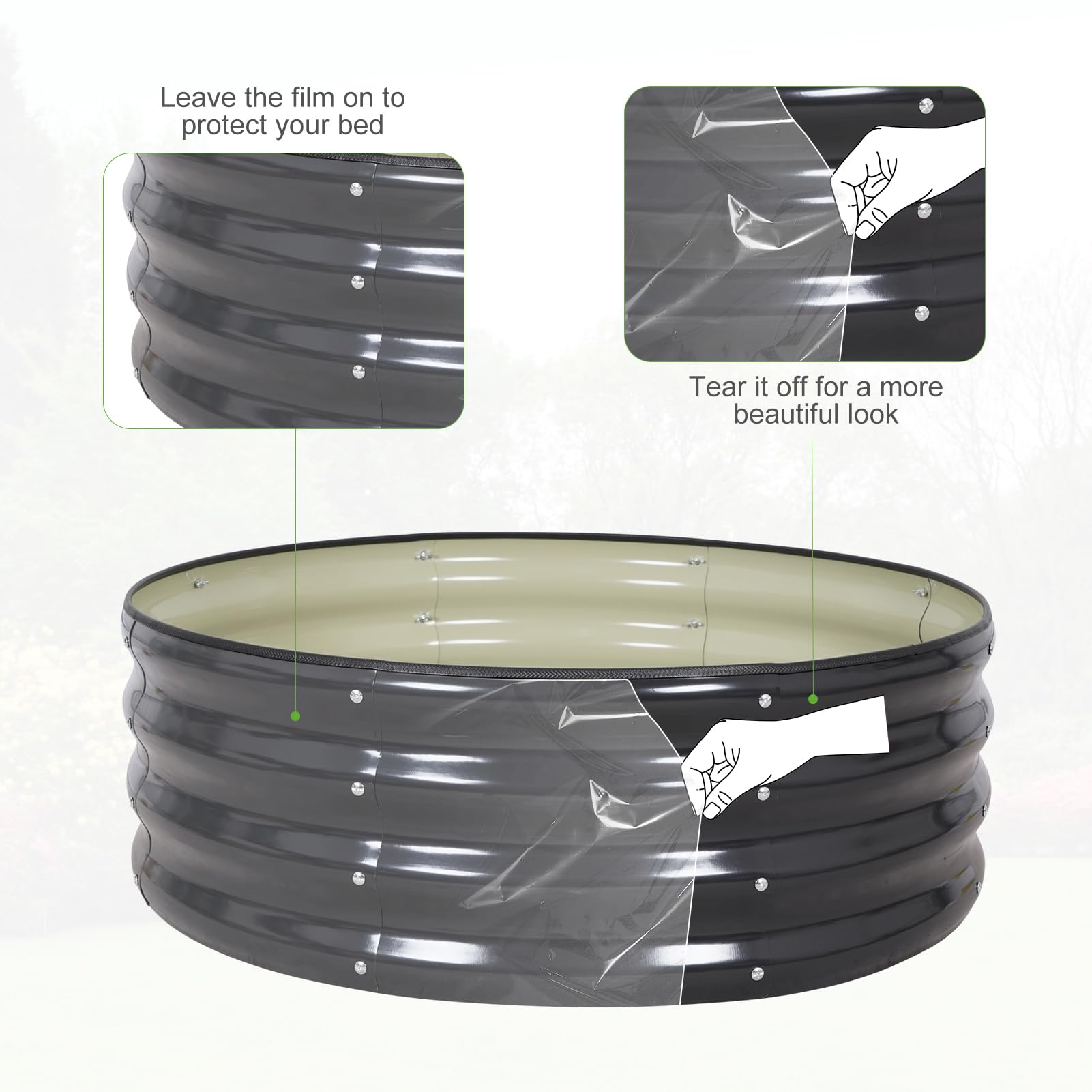Permade used as fire pit ring showcasing versatile outdoor functionality